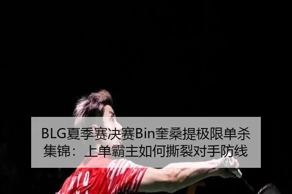 BLG夏季赛决赛Bin奎桑提极限单杀集锦：上单霸主如何撕裂对手防线